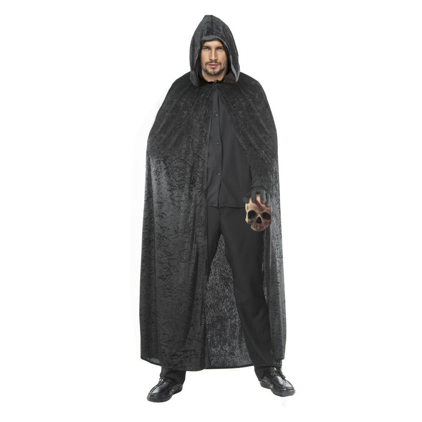 CAPE NOIRE VELOURS TAILLE ADULTE