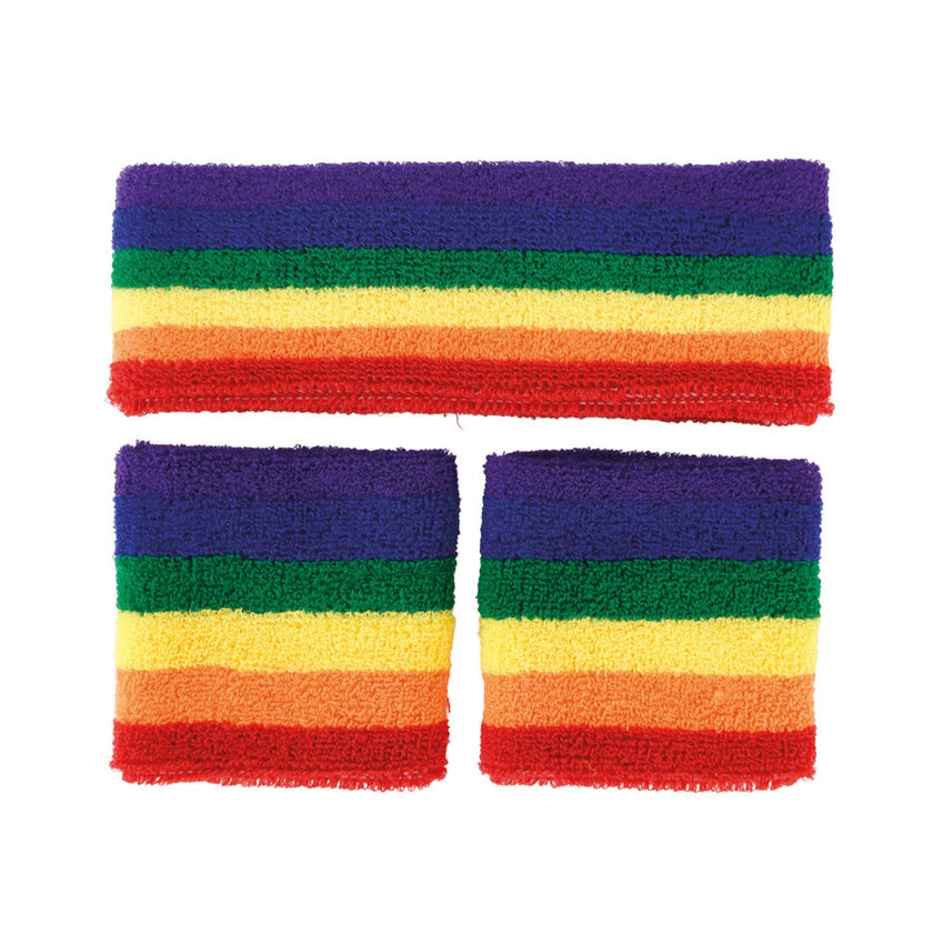 SET BANDEAU ET POIGNETS EPONGE MULTI