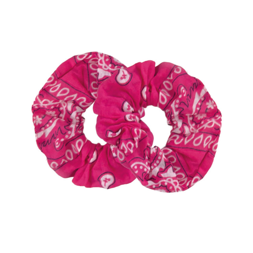 CHOUCHOUS BANDANA ROSE FUSHIA x2