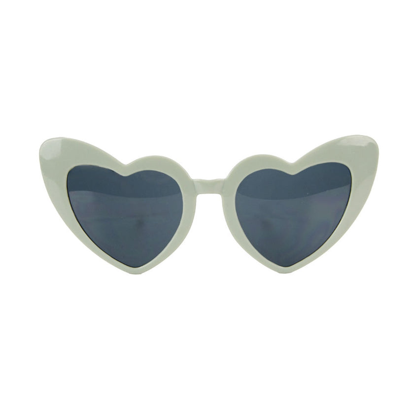 LUNETTES VINTAGE COEUR VERT SAUGE