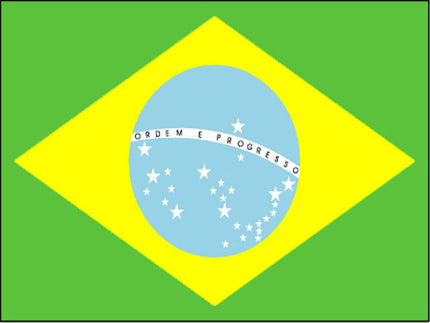 drapeau brésil 90x150 cm