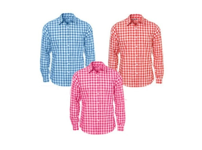 chemise à carreaux bleu