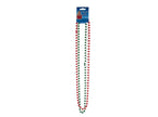 lot de 3 colliers italie vert blanc rouge 40cm
