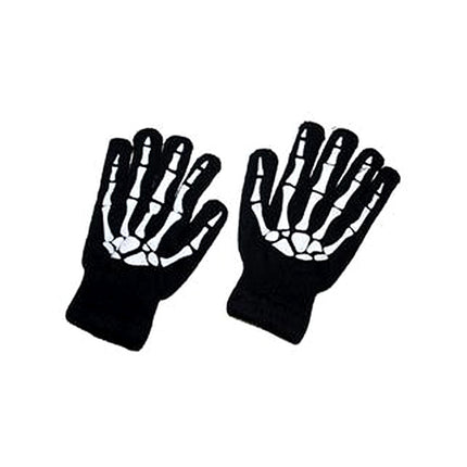 paire de gants squelette