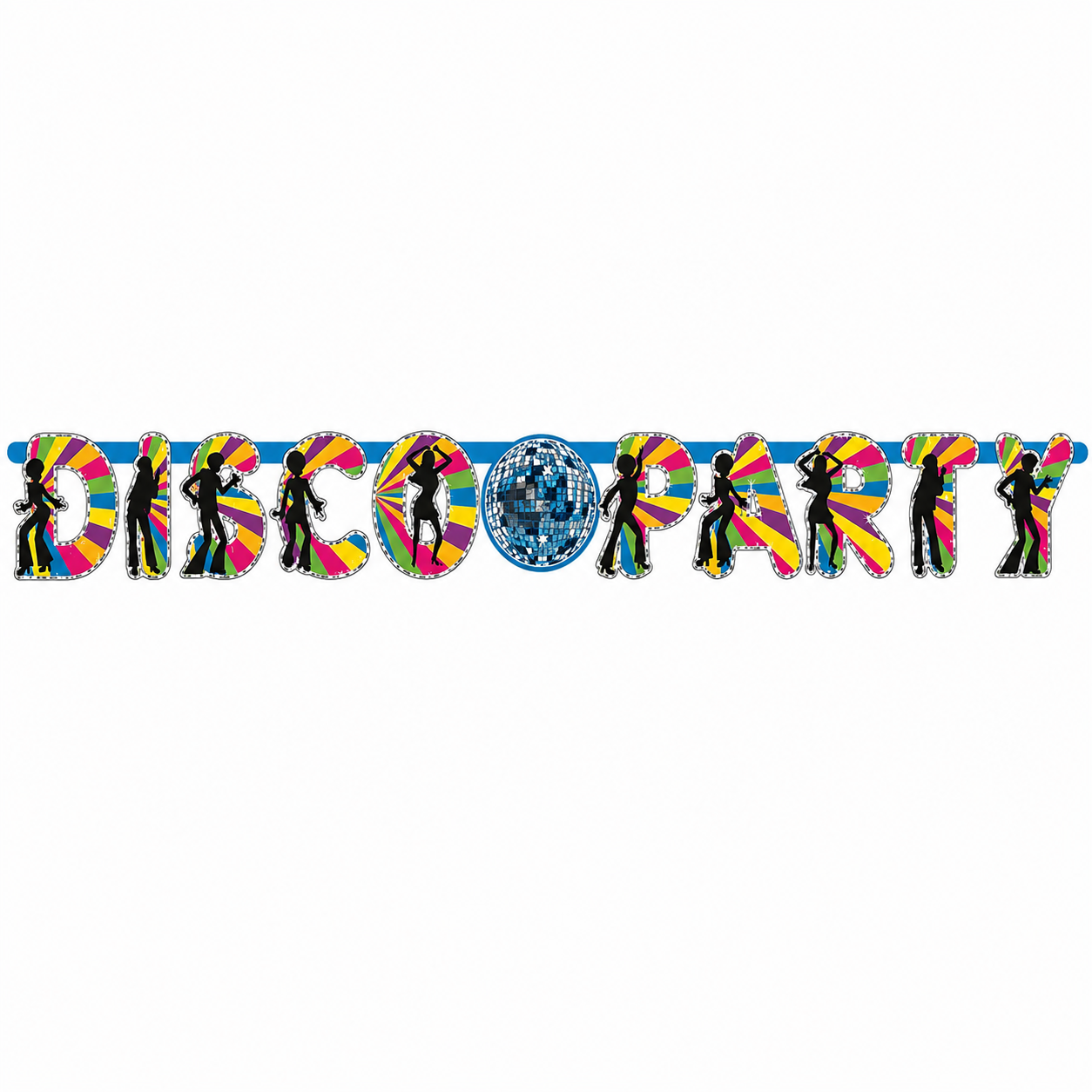 guirlande disco party 1m80