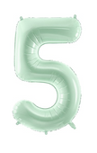 Ballon Chiffre 5 Vert 28
