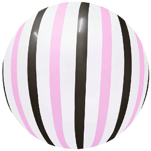 Ballon Bubble Rayures 18