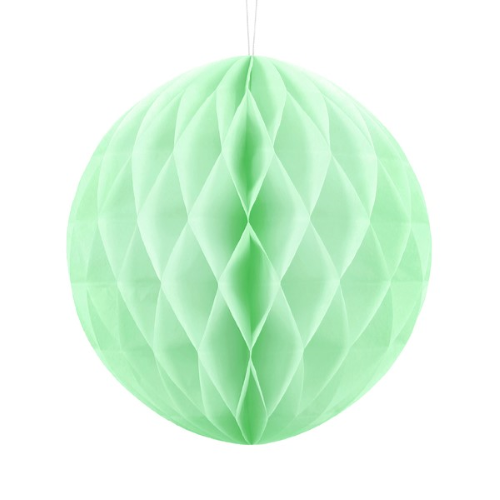 Boule Alvéolée Décorative 40 cm Vert