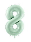 Ballon Chiffre 8 Vert 28