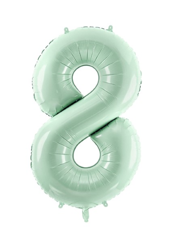 Ballon Chiffre 8 Vert 28