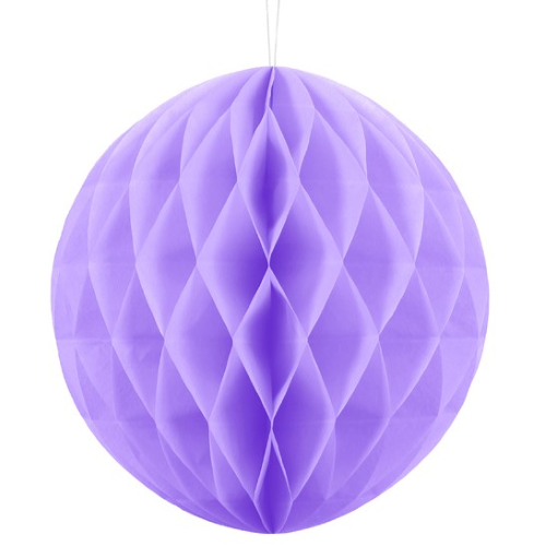 Boule Alvéolée Décorative 30 cm Violet