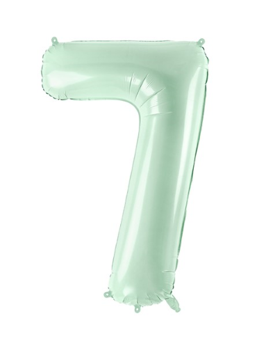 Ballon Chiffre 7 Vert 28