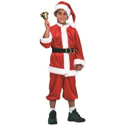 déguisement de garçon noël 4pcs luxe