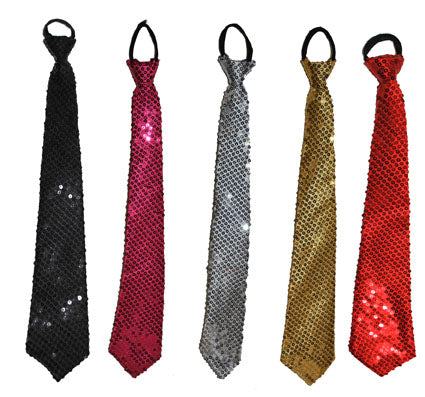 cravate sequins or 46cm