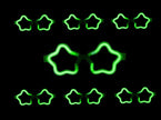 lunettes lumineuses 6 led's motif 