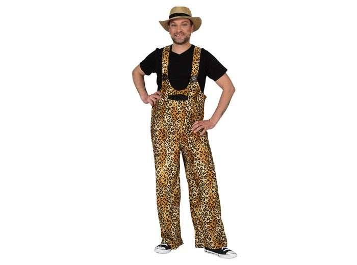salopette leopard adulte