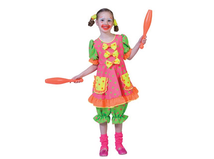 déguisement de clown fluo fille 2pcs 164cm