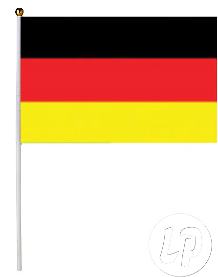 drapeau allemagne avec baton 30x45cm