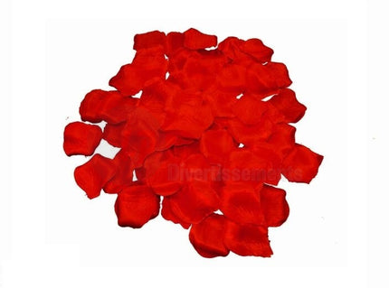 lot avec 500 pétales de roses rouge