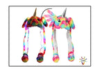 bonnet lumineux led''s oreilles qui bougent licorne mix ii
