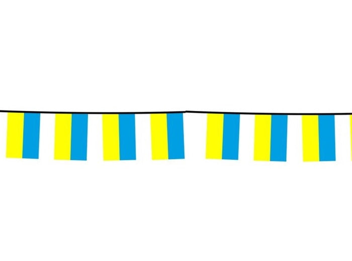 guirlande 10 drapeaux ukraine 4.2m