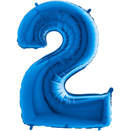 Chiffre 2 Bleu 40