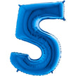 Chiffre 5 Bleu 26