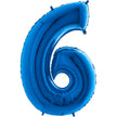 Chiffre 6 Bleu 26