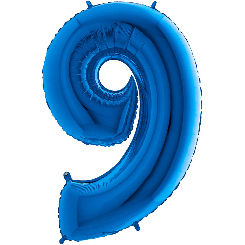 Chiffre 9 Bleu 26
