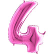 Chiffre 4 Fuchsia 14