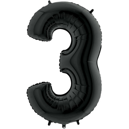 Chiffre 3 Noir 26