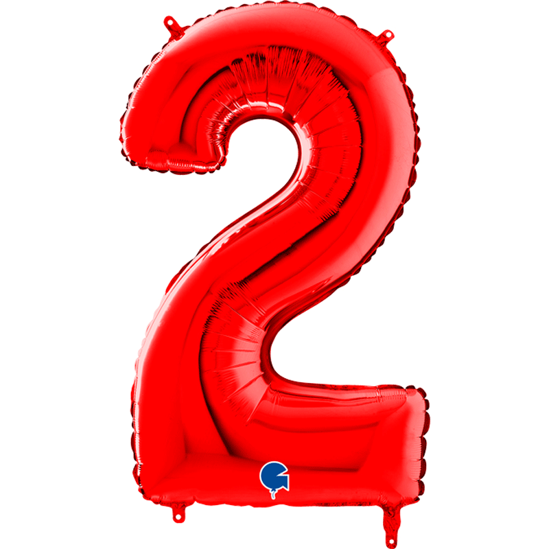 Chiffre 2 Rouge 40