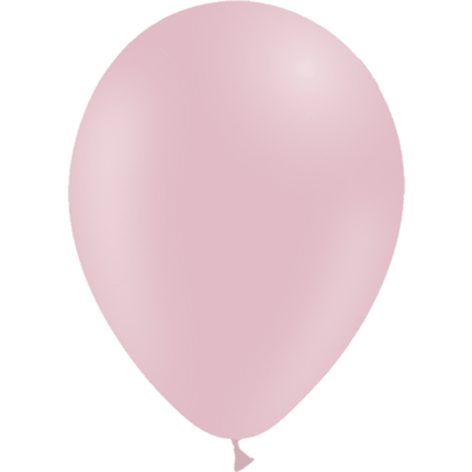 100 Ballons HG45 Pastel Matte Rose Bébé - Balloonia