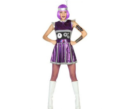 déguisement de robot femme