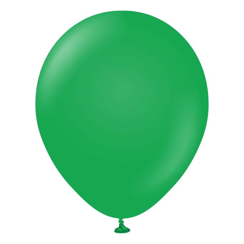25 Ballons 13cm Vert- Ballonrama