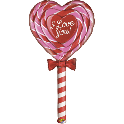 Ballon Aluminium 5' Love Lollipop - Grabo