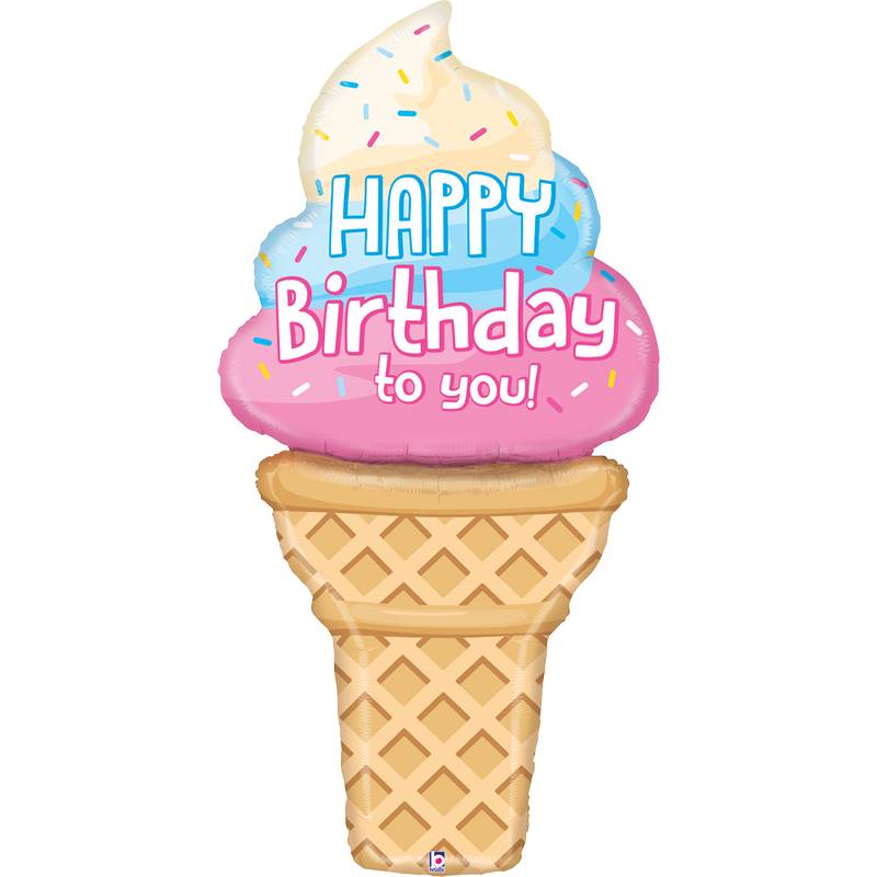 Ballon 5' Special Delivery Ice Cream - Grabo