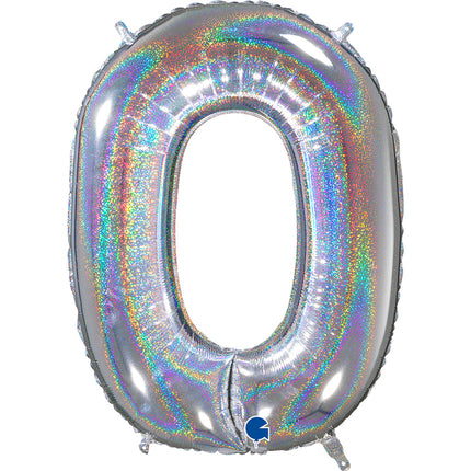 Chiffre 0 Glitter Holographic 26