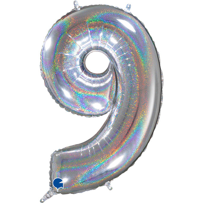 Chiffre 9 Glitter Holographic 26