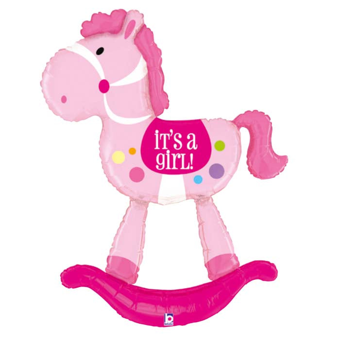 Ballon Aluminium 5' Cheval à Bascule Fille – Grabo