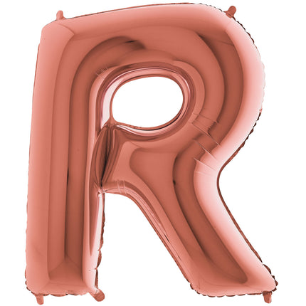 Lettre R Rose Gold 40