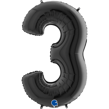 Chiffre 3 Noir 40