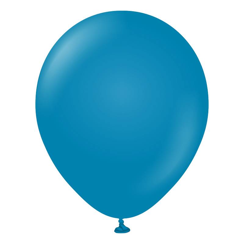 10 Ballons 30cm Bleu Océan- Ballonrama