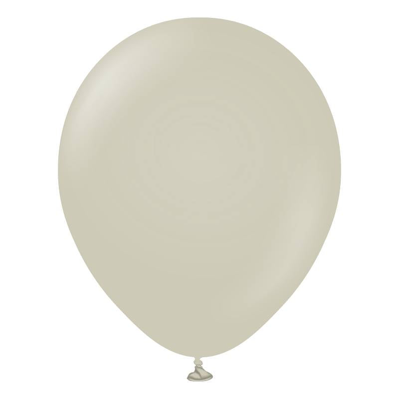 10 Ballons 30cm Gris Pierre- Ballonrama