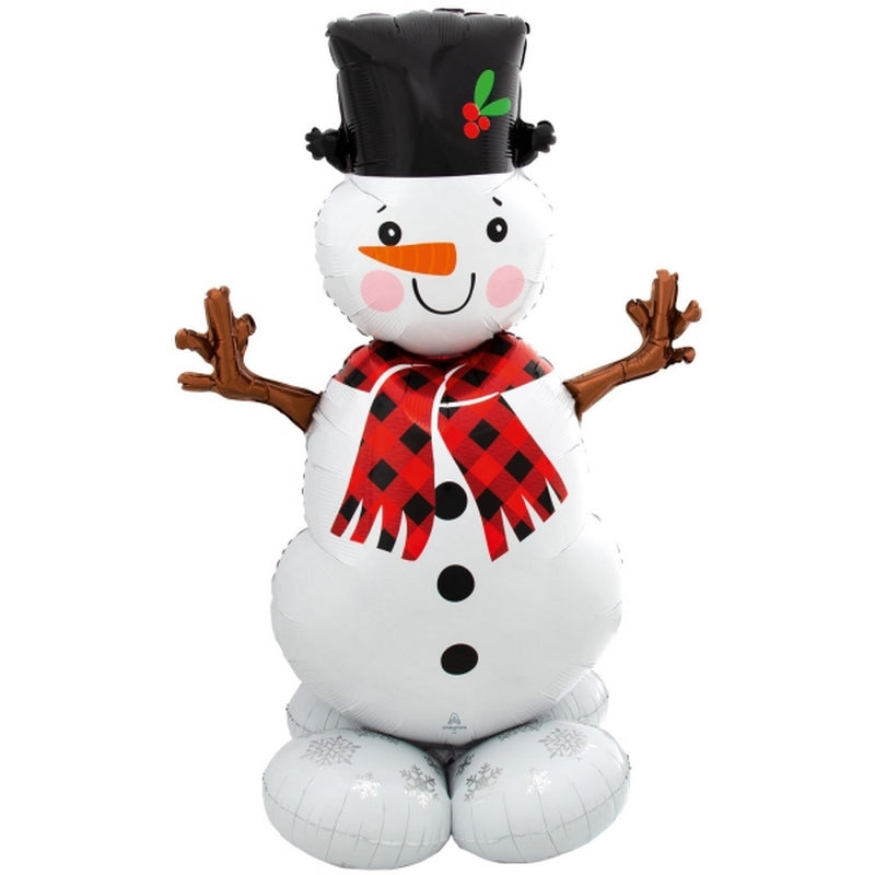 Ballon Aluminium Airloonz Bonhomme Neige 54