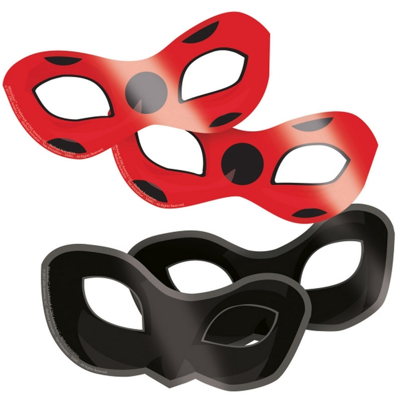 8 Masques Miraculous LadyBug - Amscan