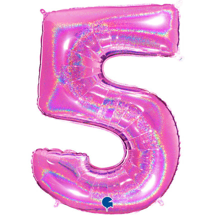Chiffre 5 Holographic Fuchsia 40