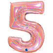Chiffre 5 Holographic Rose Gold 40