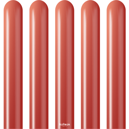 100 Ballons Modeling 260 Mirror Rouge - Kalisan