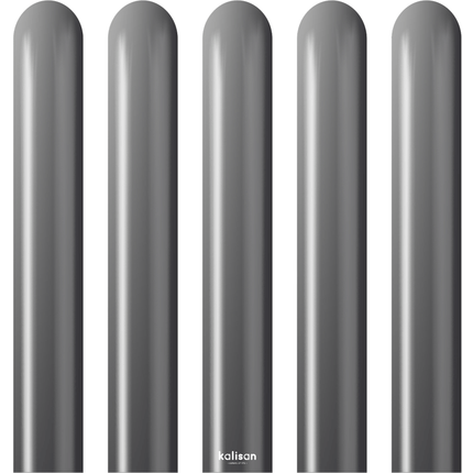 50 Ballons Modeling 260 Mirror Space Grey - Kalisan